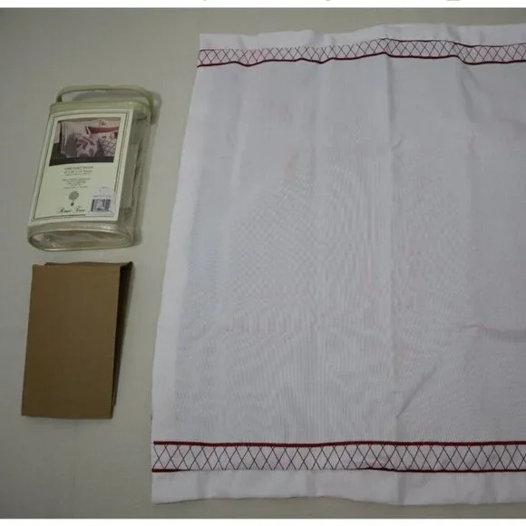 NWT NEW ROSE TREE EURO Sham Savoy Polyester Red MSRP: $79 - Picture 5 of 8